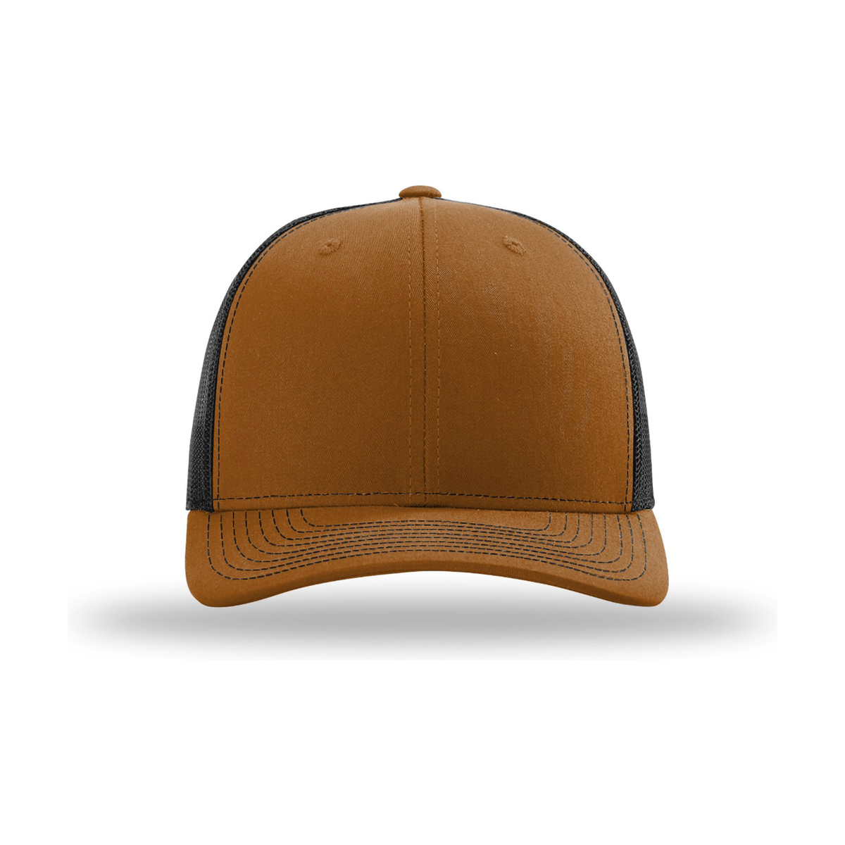 Richardson 112 Snapback Trucker Hat - Caramel / Black