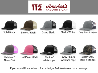 ADHD Hat with Leather Patch – ACDC Parody “Look, a Squirrel!”