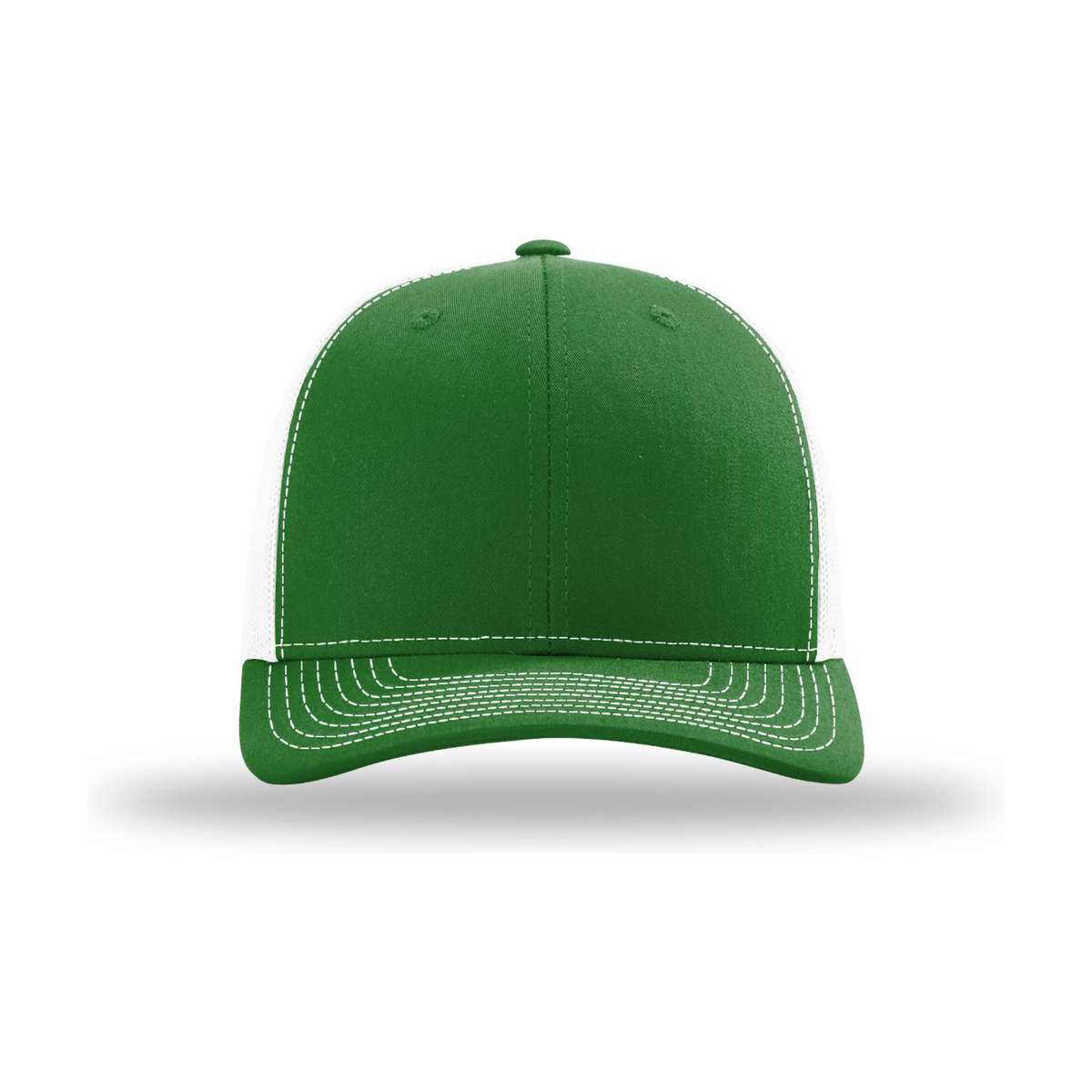 Richardson 112 Snapback Trucker Hat - Kelly / White