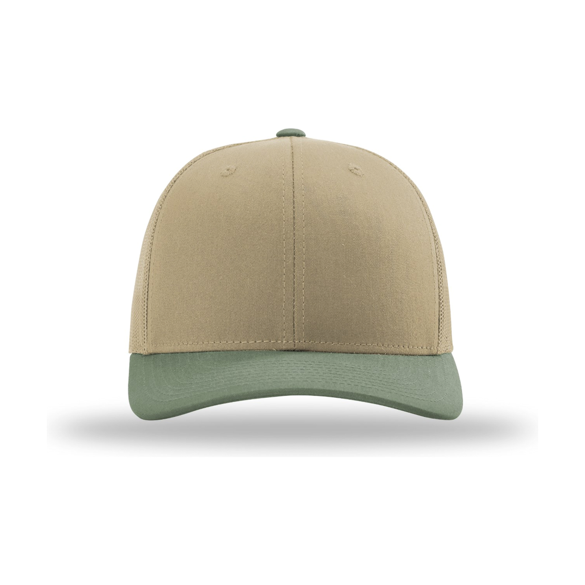 Richardson 112 Snapback Trucker Hat - Khaki / Khaki / Loden
