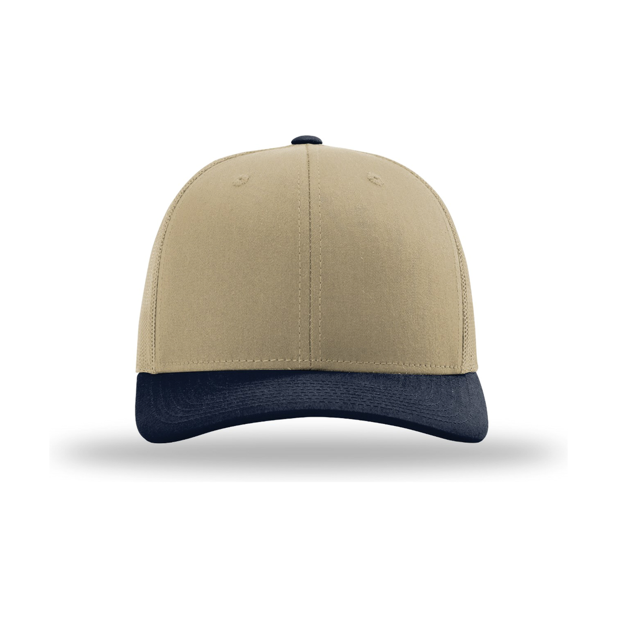 Richardson 112 Snapback Trucker Hat - Khaki / Khaki / Navy