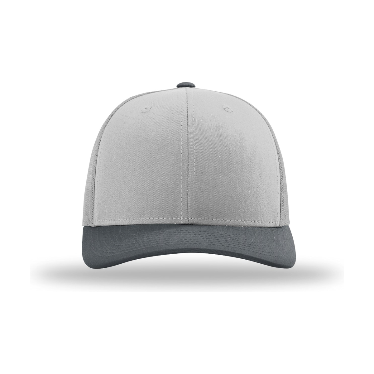 Richardson 112 Snapback Trucker Hat - Light Grey / Light Grey / Gunmetal