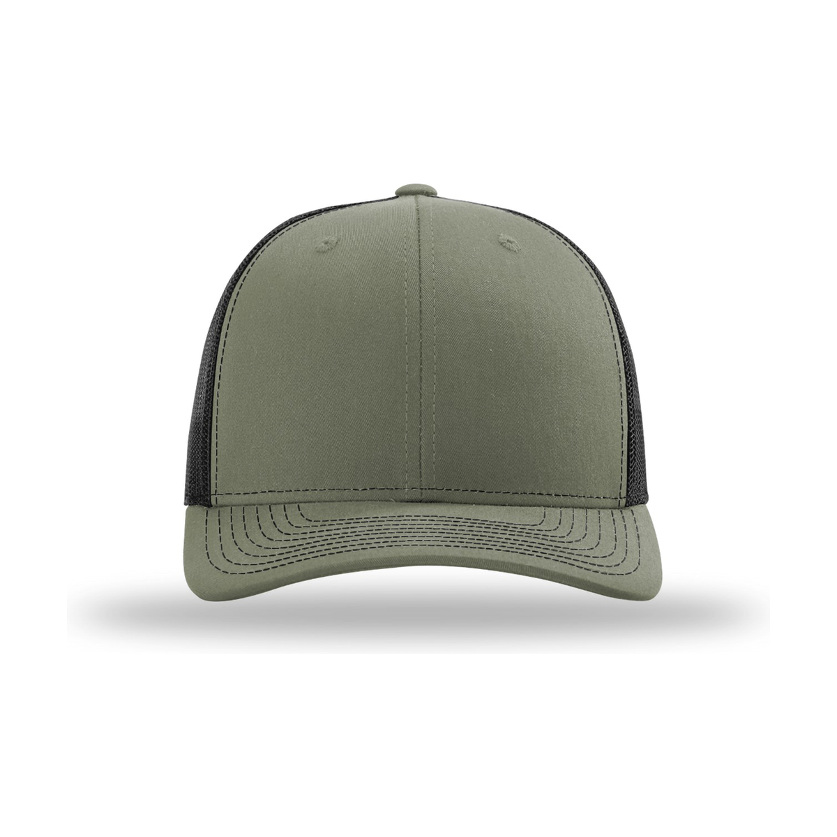 Richardson 112 Snapback Trucker Hat - Loden / Black