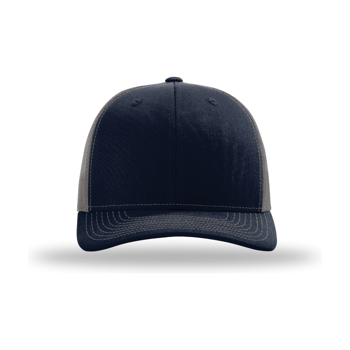 Richardson 112 Snapback Trucker Hat - Navy/ Charcoal