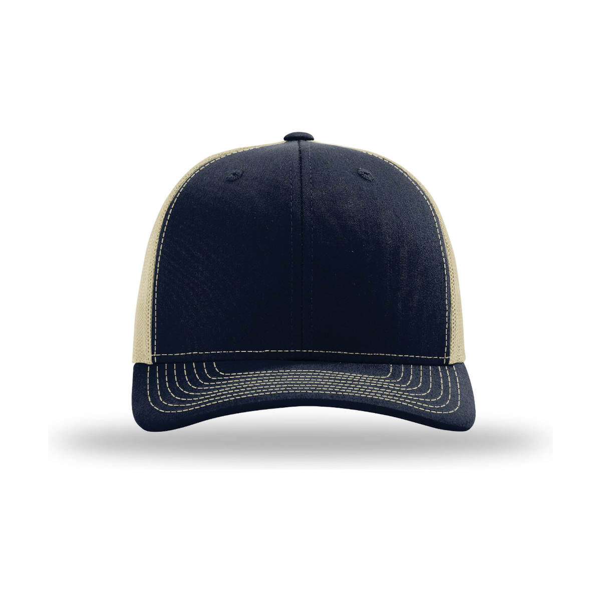 Richardson 112 Snapback Trucker Hat - Navy / Khaki