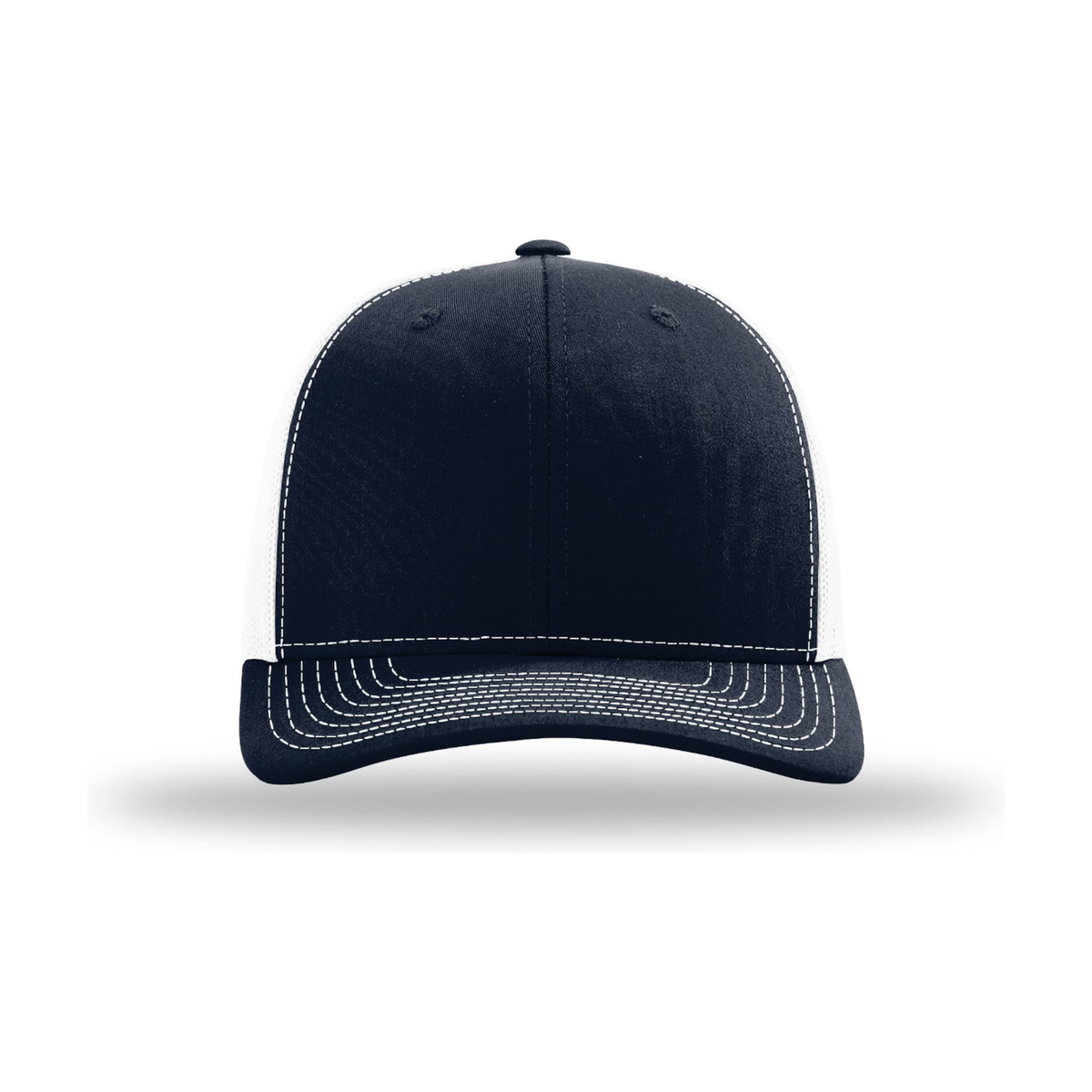 Richardson 112 Snapback Trucker Hat - Navy / White