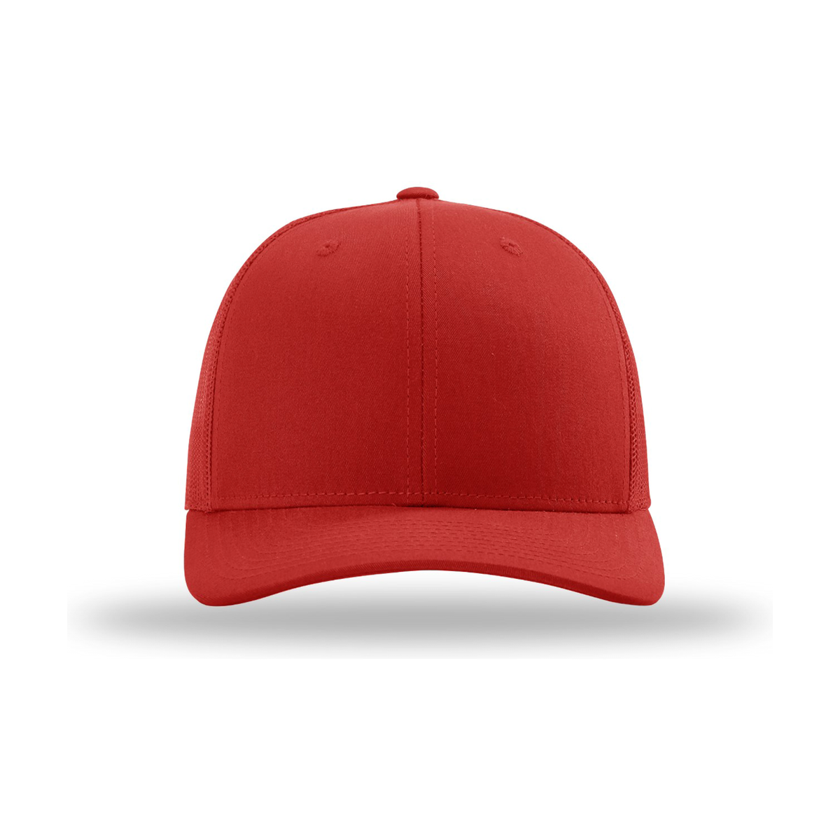 Richardson 112 Snapback Trucker Hat - Red
