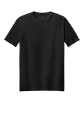 Black t-shirt on a white background