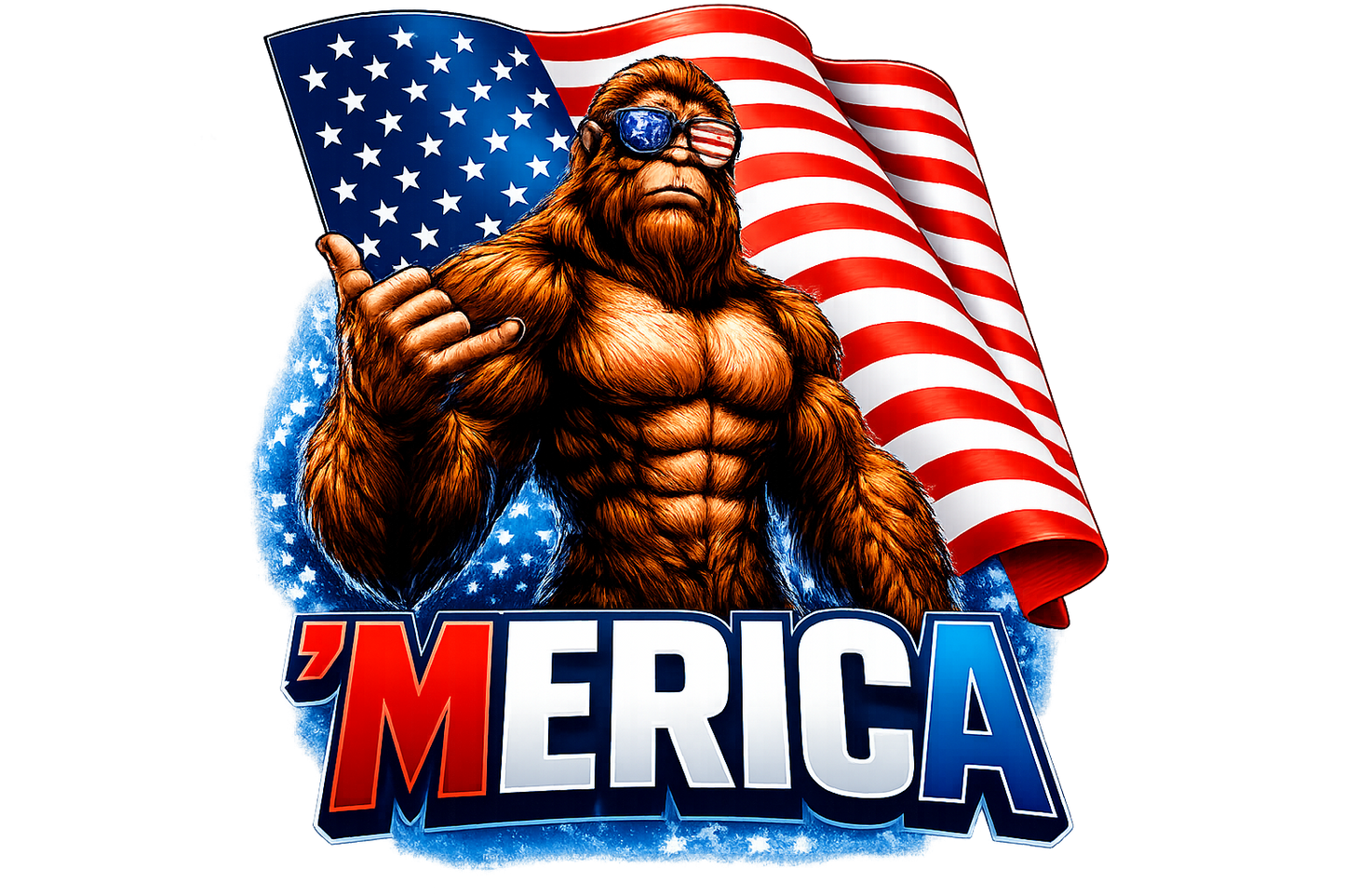 Sasquatch Patriot Shirt