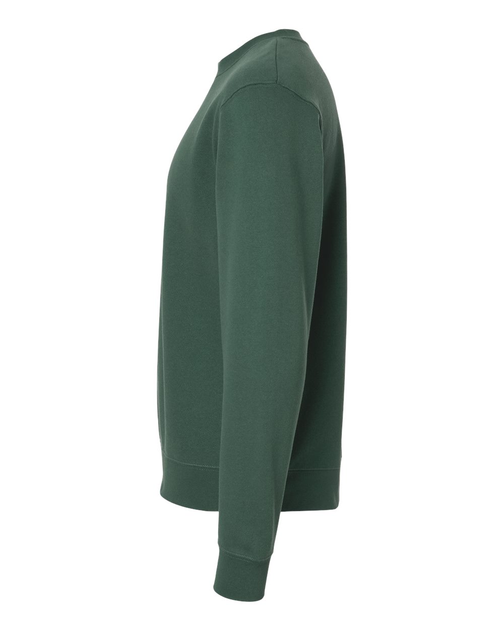variant-alpine-green side-view | Alpine Green Independent Trading Co. SS3000 midweight crewneck sweatshirt, side view