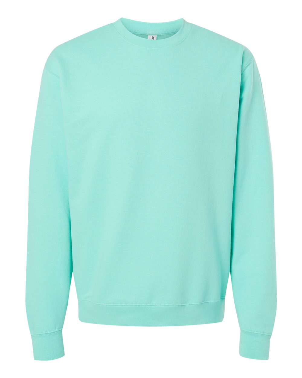 variant-mint front-view | Mint Independent Trading Co. SS3000 midweight crewneck sweatshirt, front view