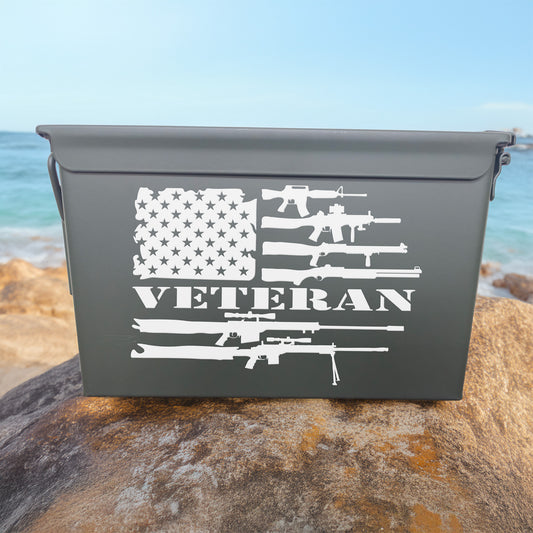 VETERAN Laser Engraved Ammo Can