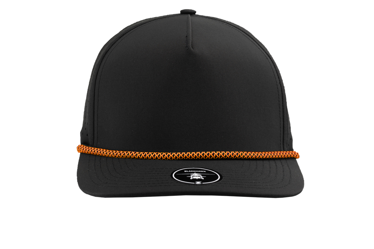 Zapped Blackhawk R+ – Black / Orange – front view – variant-black-orange