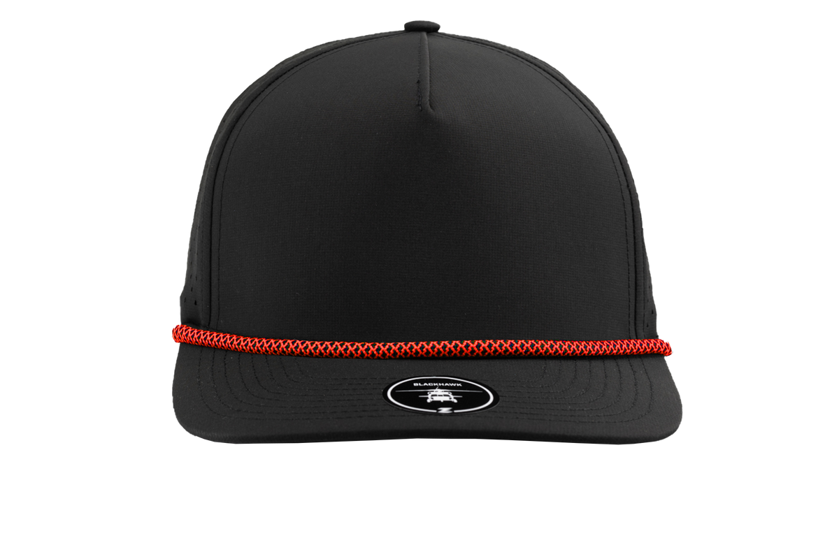 Zapped Blackhawk R+ – Black / Red – front view – variant-black-red