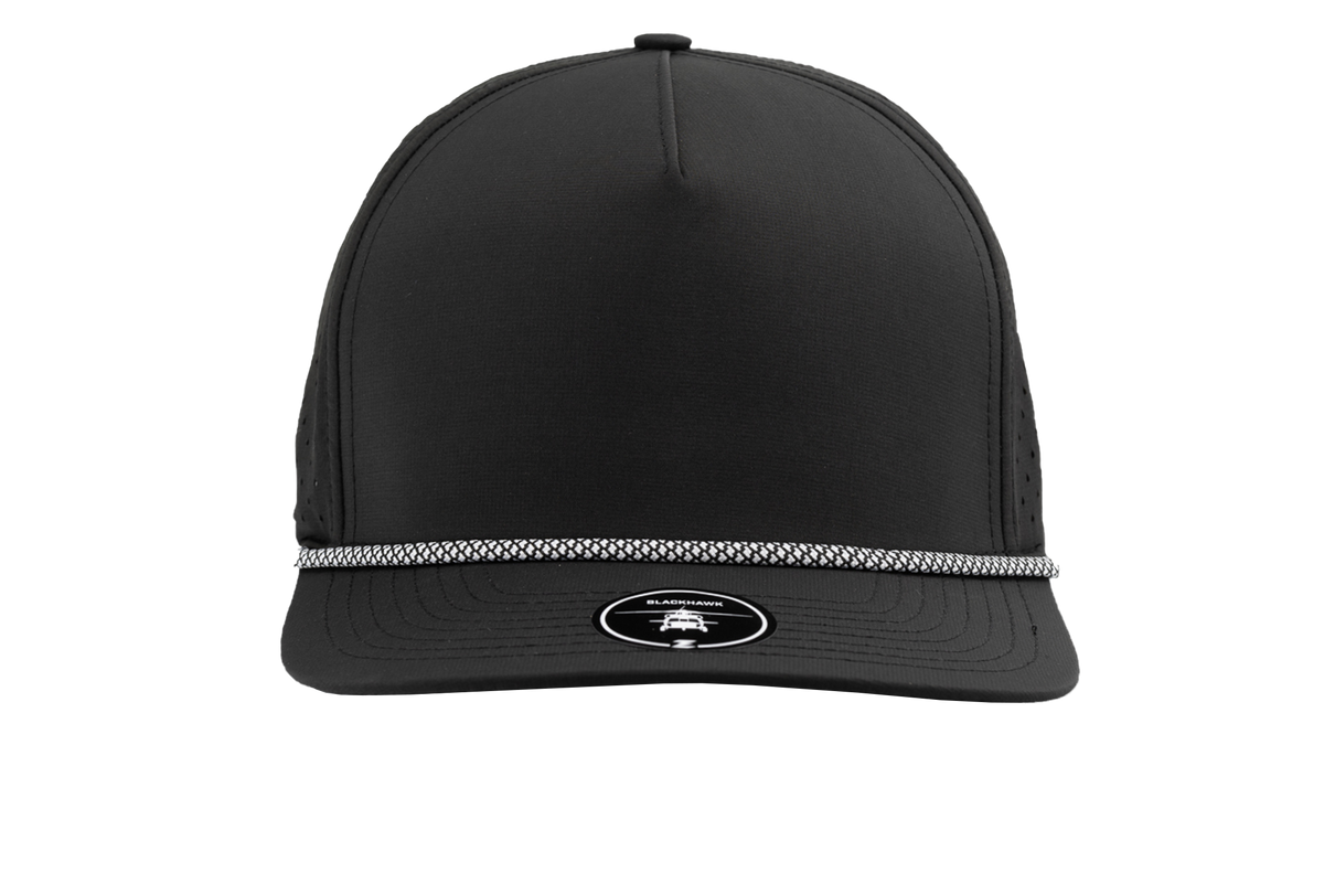 Zapped Blackhawk R+ – Black / White Chainlink – front view – variant-black-white-chainlink
