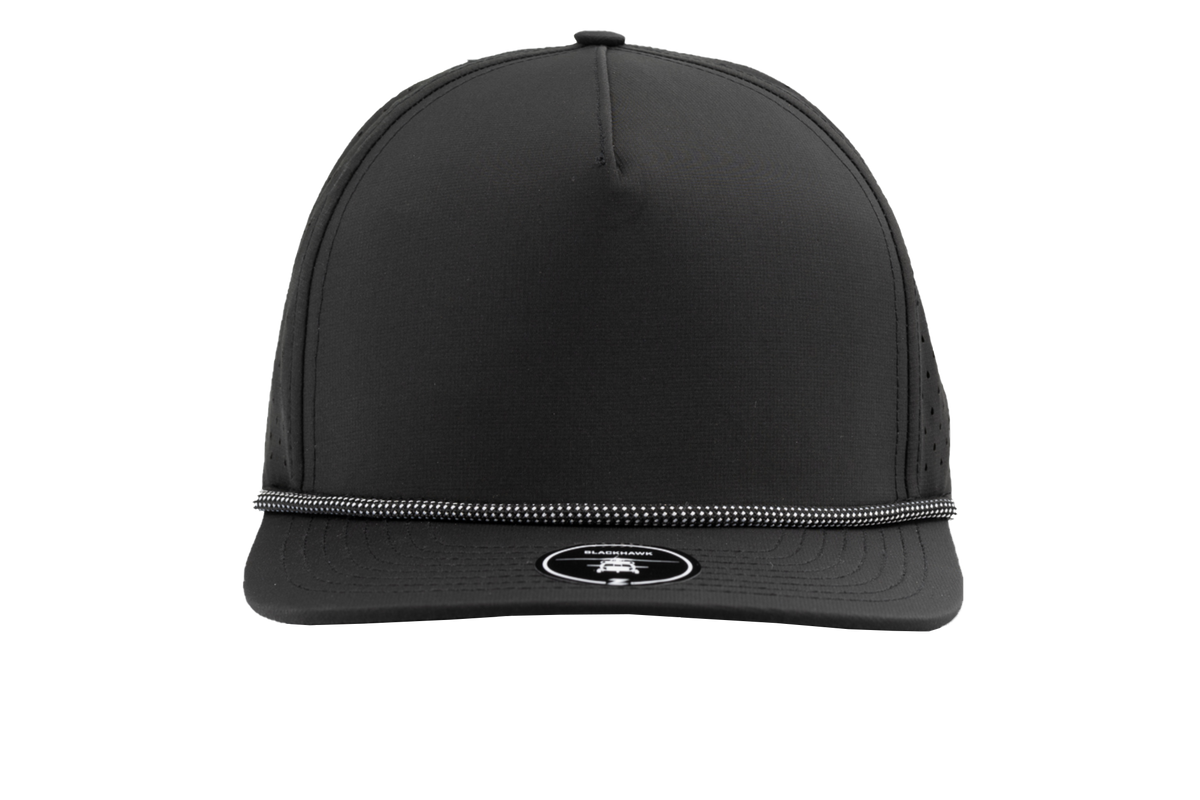 Zapped Blackhawk R+ – Black / White Grid – front view – variant-black-white-grid