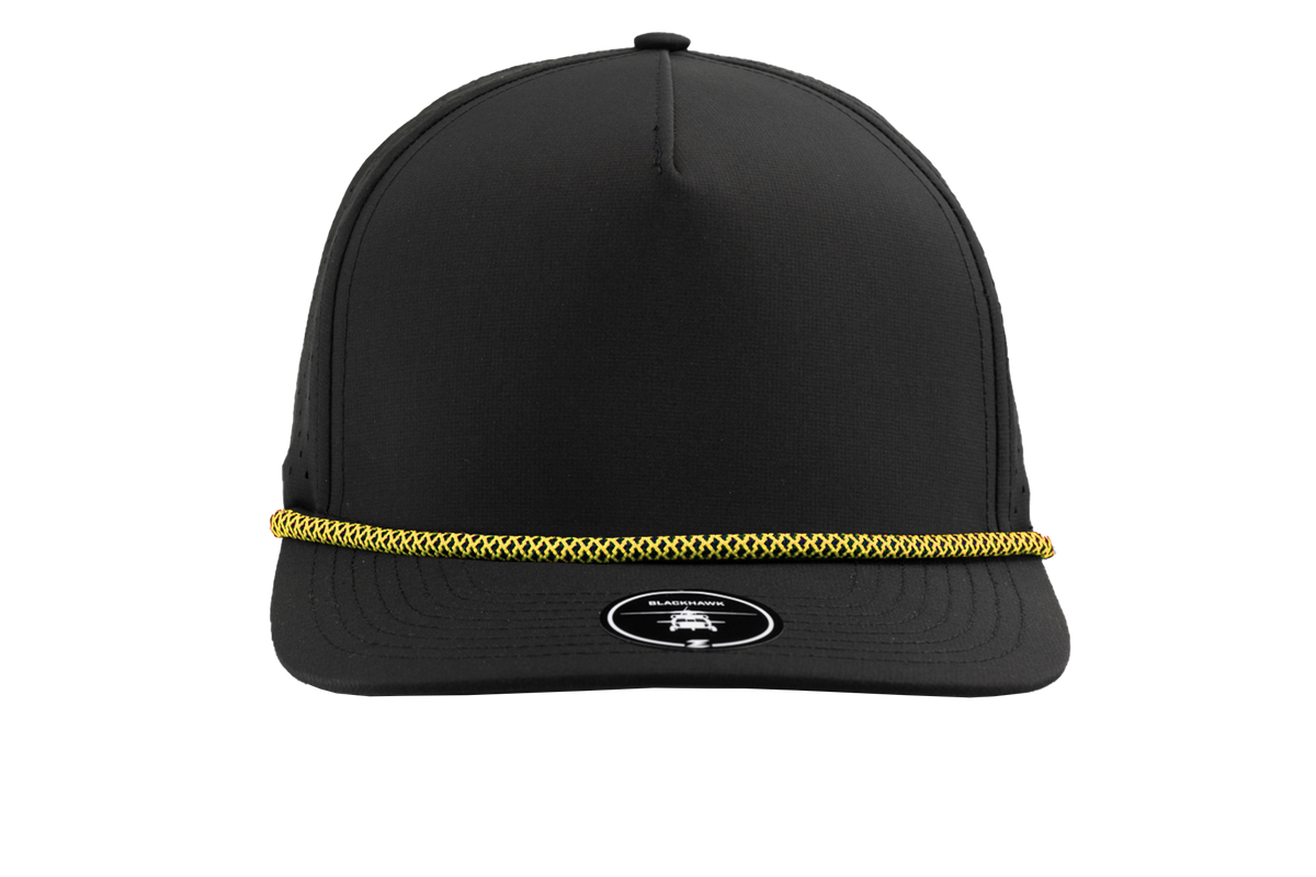 Zapped Blackhawk R+ – Black / Yellow – front view – variant-black-yellow