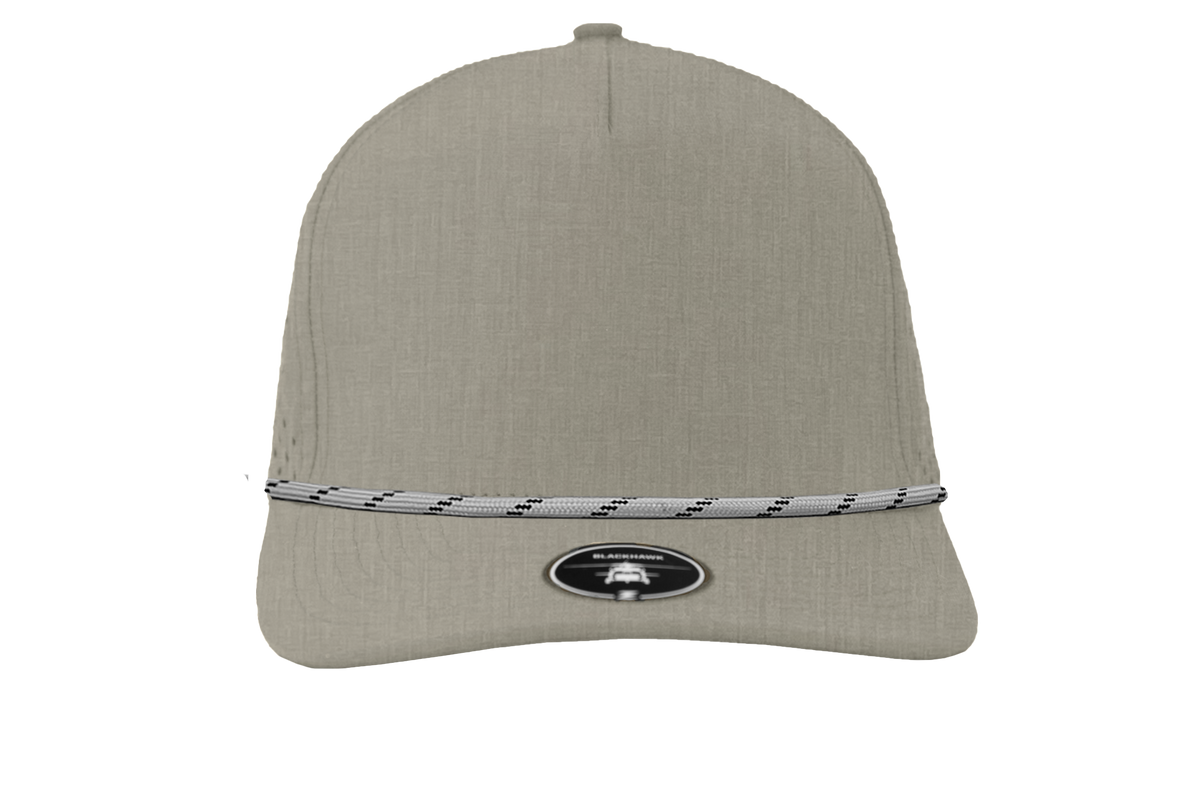 Zapped Blackhawk R+ – Heather Grey / Grey Twisted Rope – front view – variant-heather-grey-grey-twisted-rope