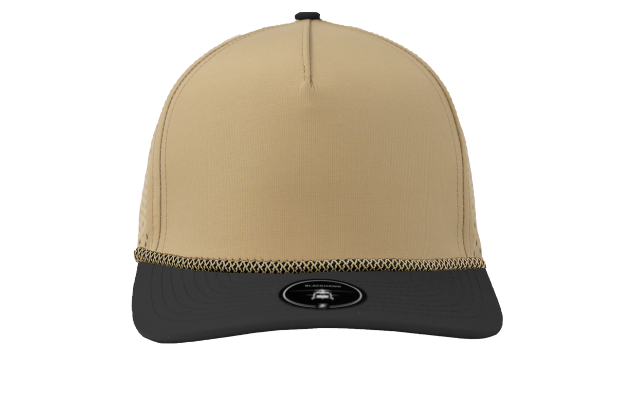 Zapped Blackhawk R+ – Khaki / Black / Khaki Chainlink – front view – variant-khaki-black-khaki-chainlink