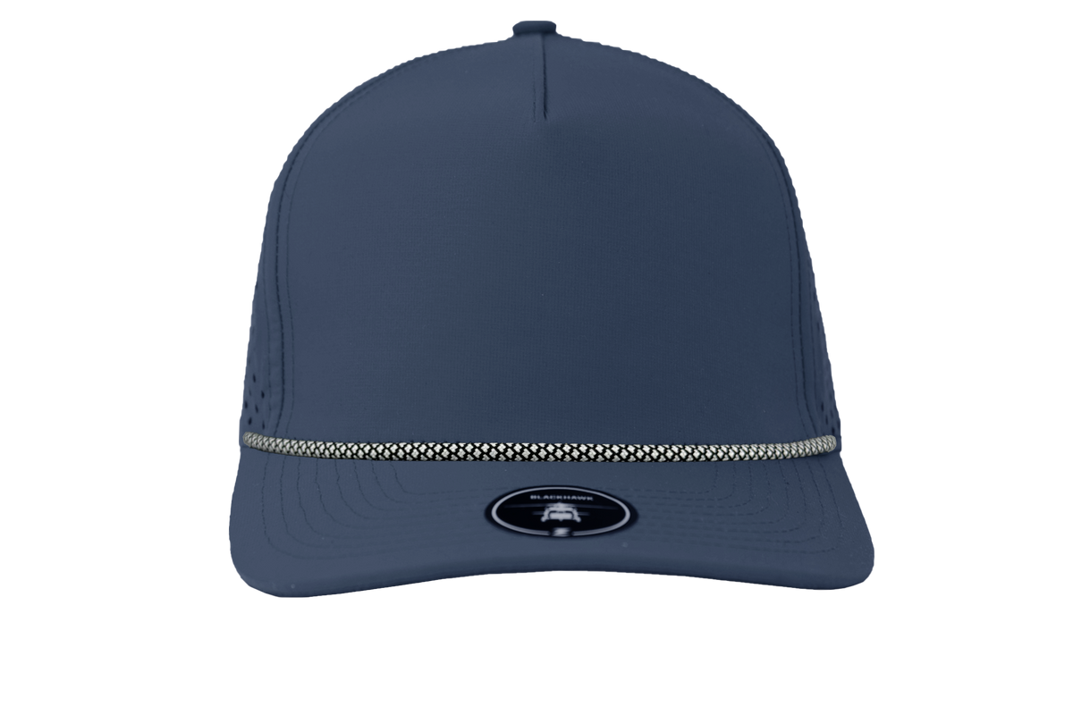 Zapped Blackhawk R+ – Navy / Black / White Chainlink – front view – variant-navy-black-white-chainlink