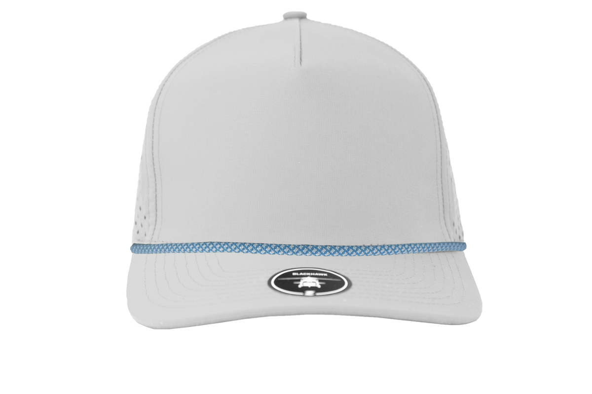 Zapped Blackhawk R+ – Off White / Columbia Blue Chainlink – front view – variant-off-white-columbia-blue-chainlink