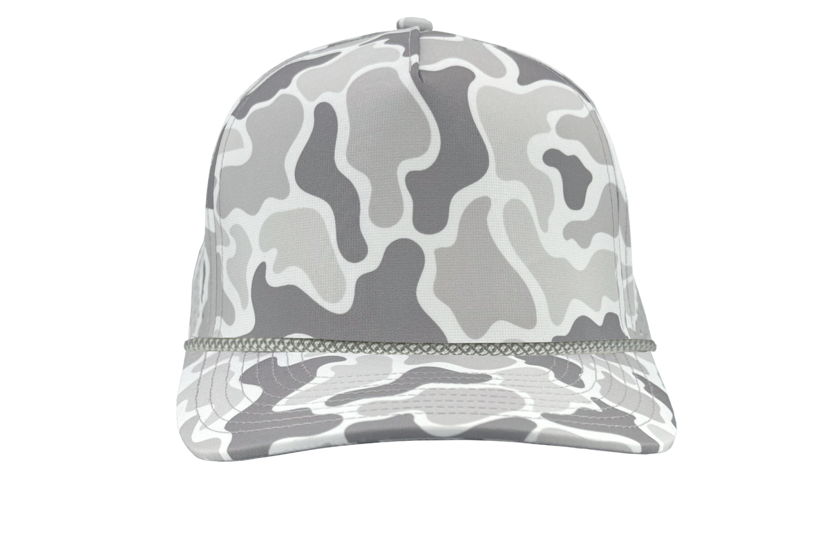 Zapped Blackhawk R+ – Old School Snow Camo / Grey Chainlink – front view – variant-old-school-snow-camo-grey-chainlink