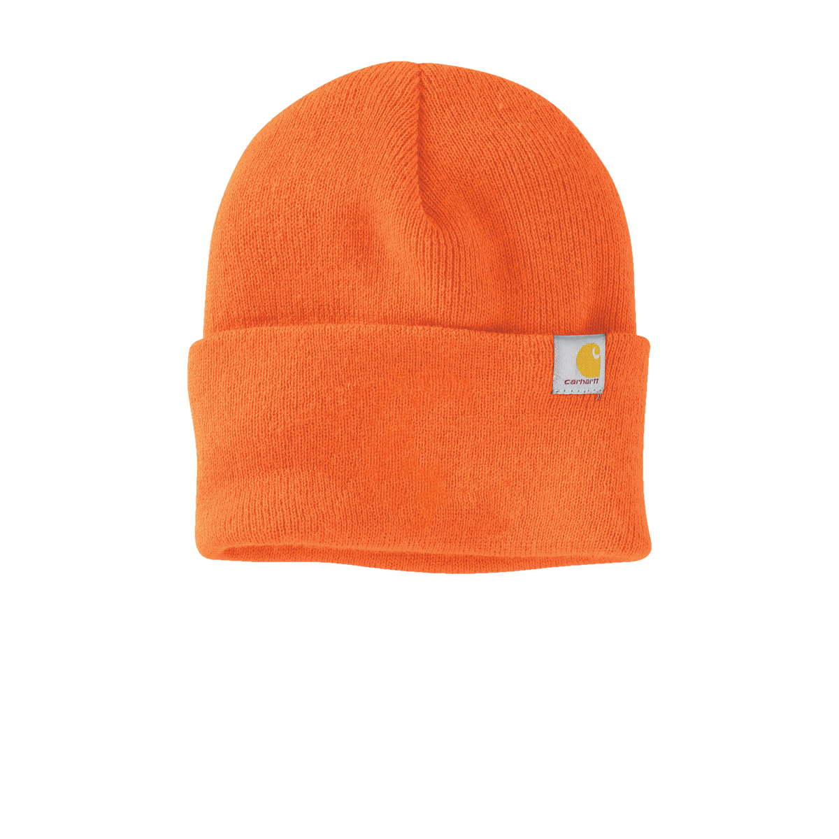 Carhartt Watch Cap 2.0 CT104597 – Brite Orange – front view – variant-brite-orange