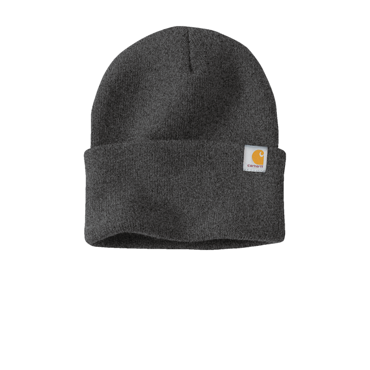 Carhartt Watch Cap 2.0 CT104597 – Coal Heather – front view – variant-coal-heather