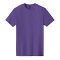 Gildan 64000CVC Softstyle CVC Tee in Amethyst, flat lay front view variant-amethyst
