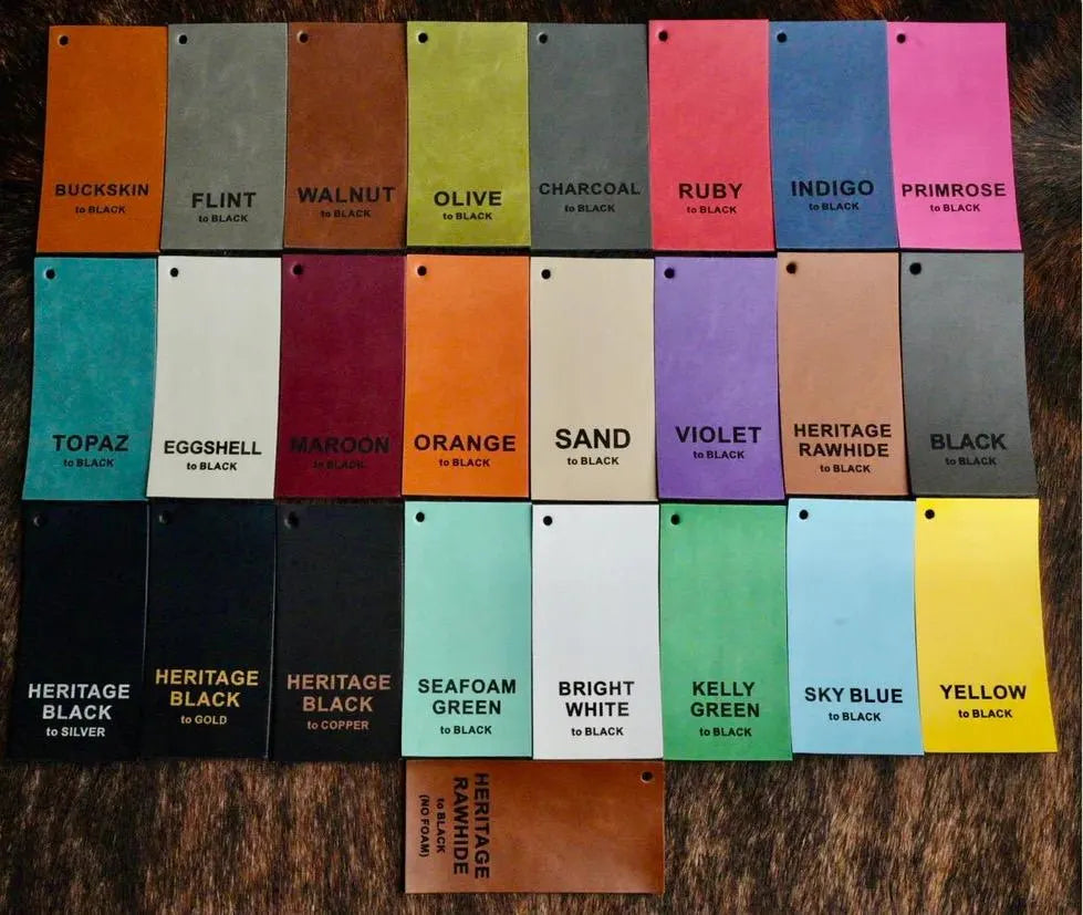 Cowboy Up Heat Press Leatherette Hat Patch