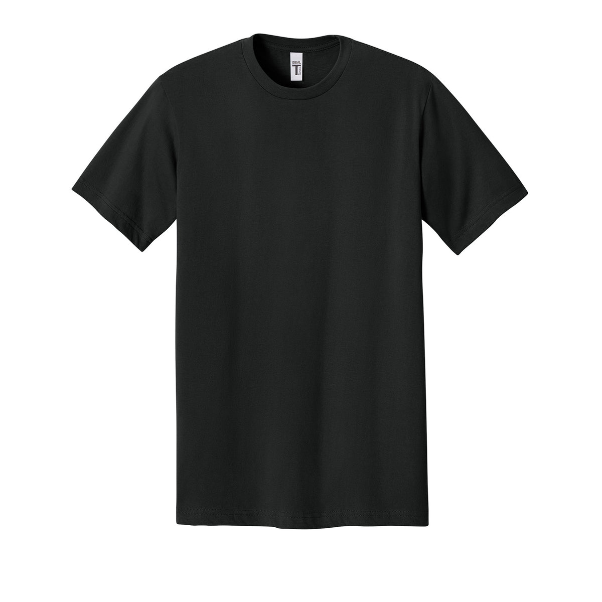 Next Level 1810 Ideal Jersey Tee in Black, front view variant-black