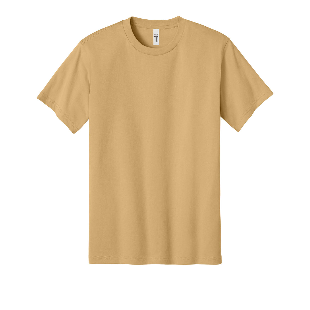 Next Level 1810 Ideal Jersey Tee in Camel, front view variant-camel