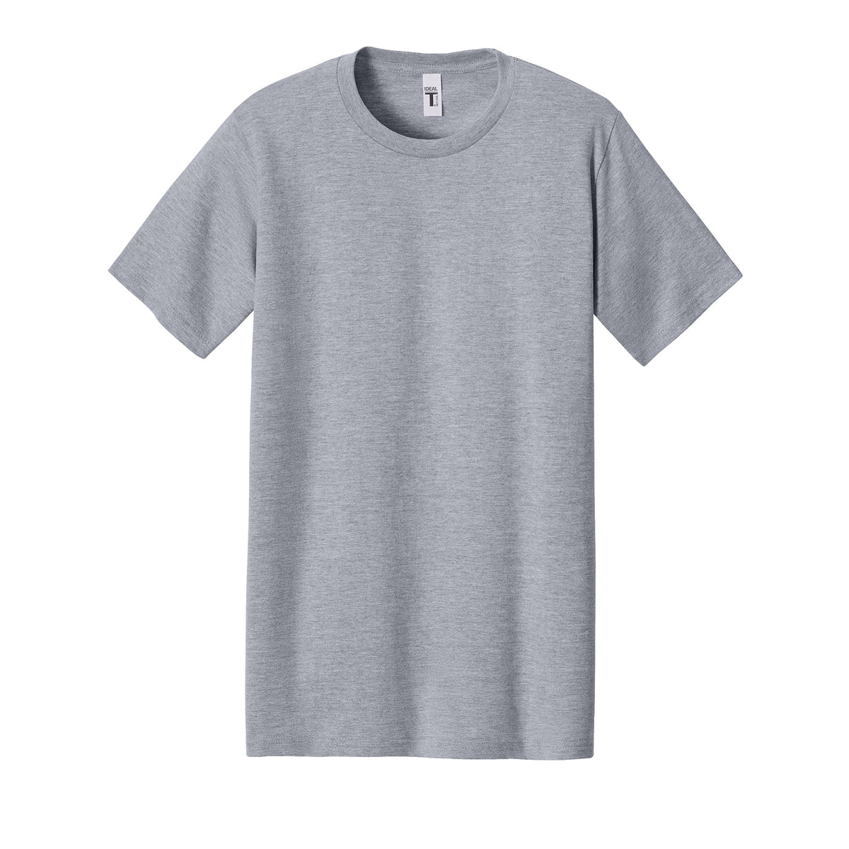 Next Level 1810 Ideal Jersey Tee in Heather Gray, front view variant-heather-gray
