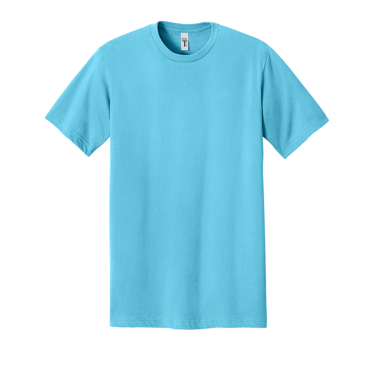 Next Level 1810 Ideal Jersey Tee in Pacific Blue, front view variant-pacific-blue