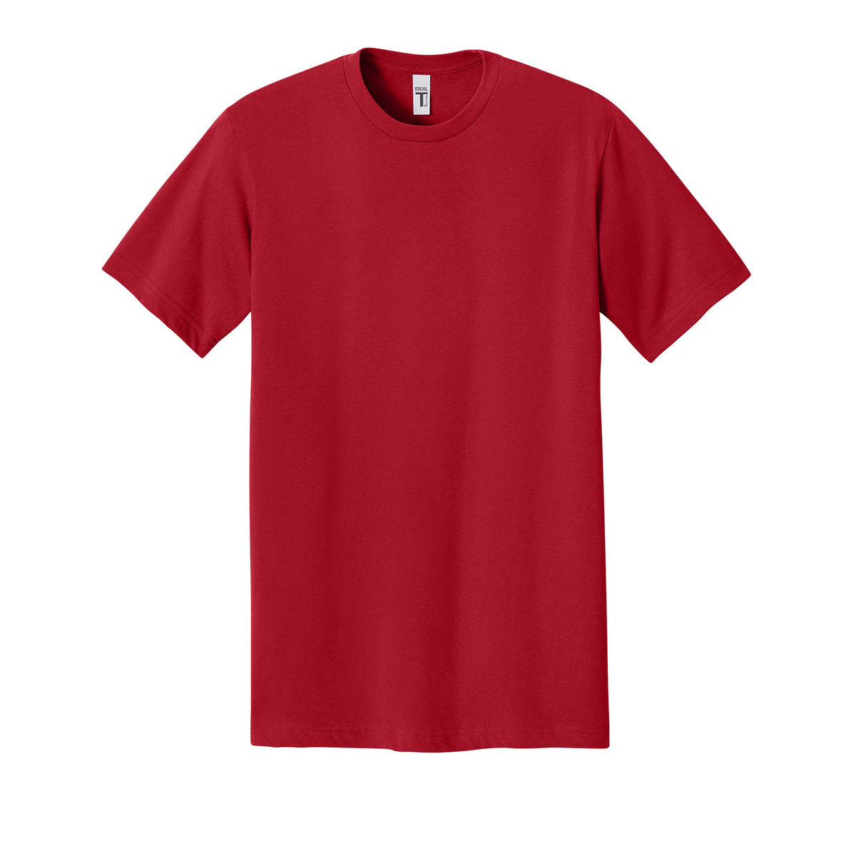 Next Level 1810 Ideal Jersey Tee in Red, front view variant-red