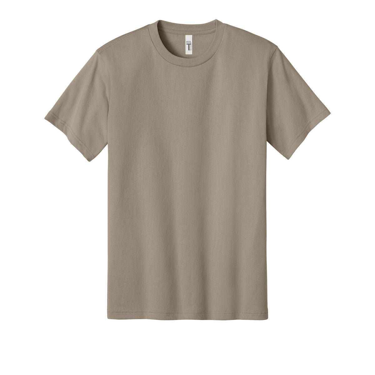Next Level 1810 Ideal Jersey Tee in Tan, front view variant-tan