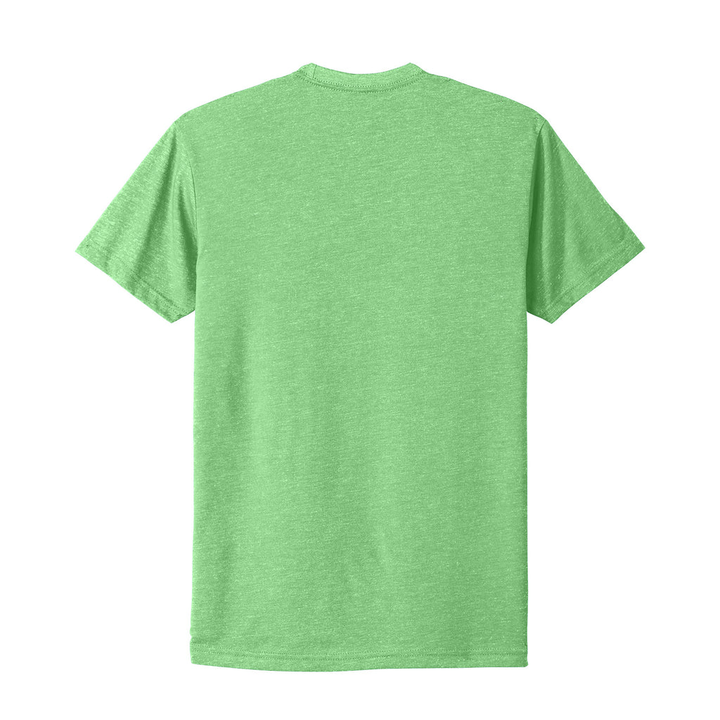 Next Level 6210 CVC T-shirt in Apple Green, back view back-view variant-apple-green