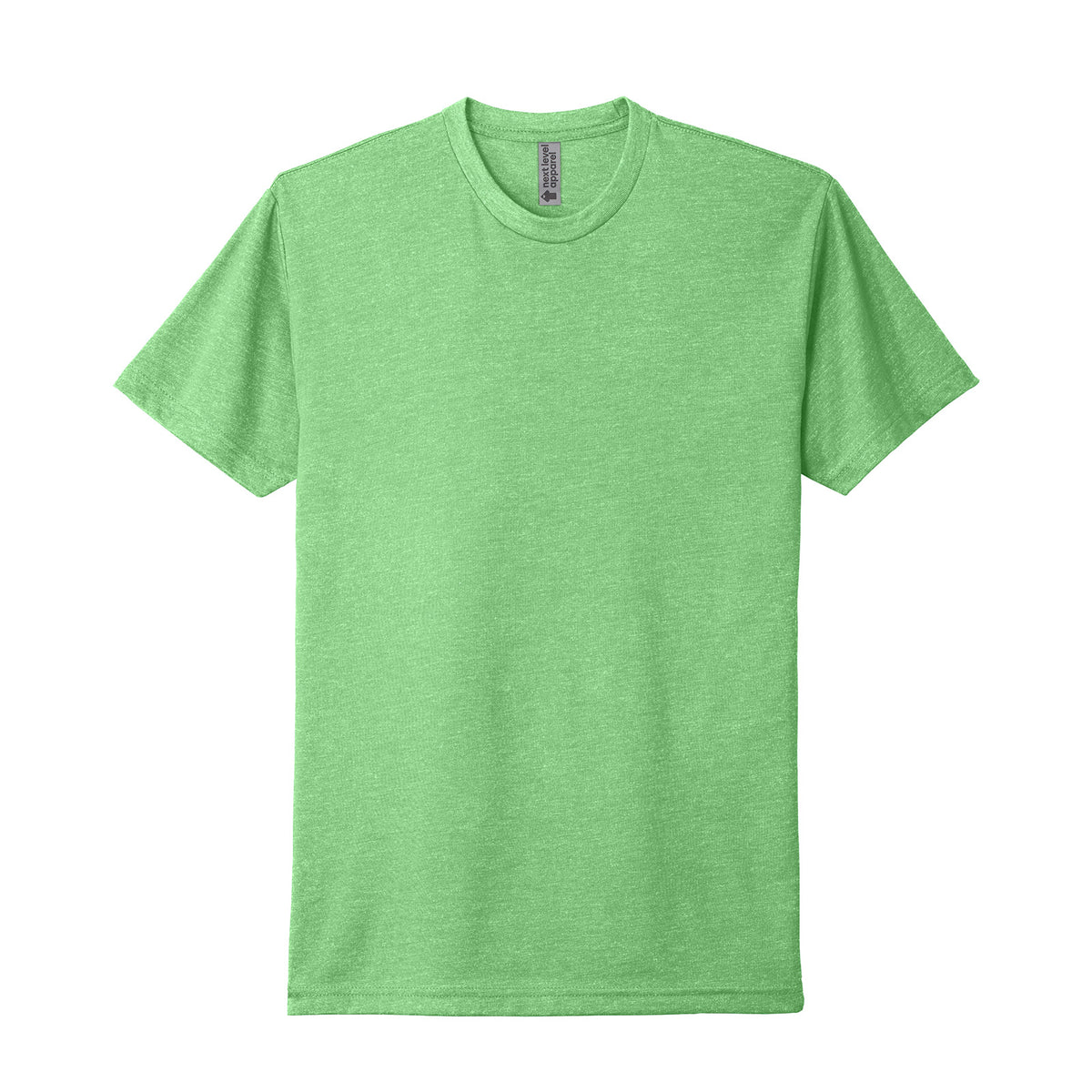 Next Level 6210 CVC T-shirt in Apple Green, front view variant-apple-green