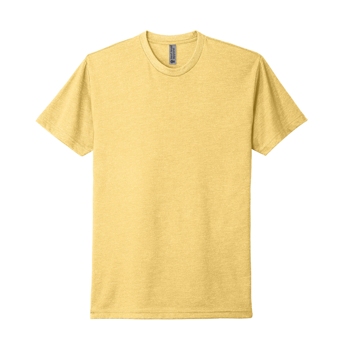 Next Level 6210 CVC T-shirt in Banana Cream, front view variant-banana-cream