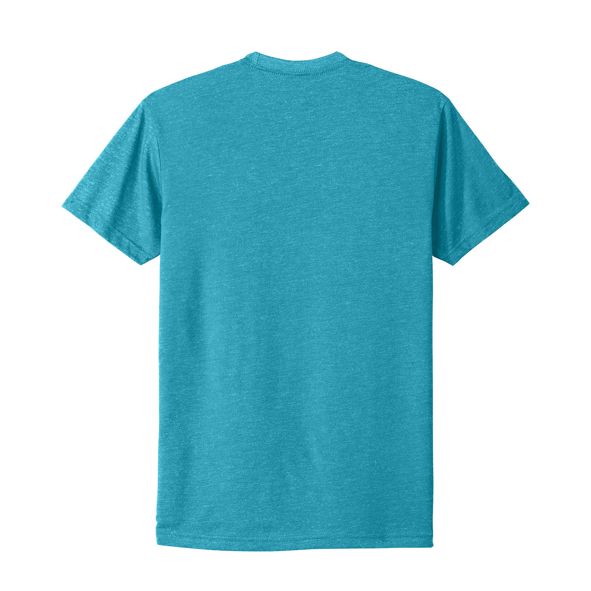 Next Level 6210 CVC T-shirt in Bondi Blue, back view back-view variant-bondi-blue