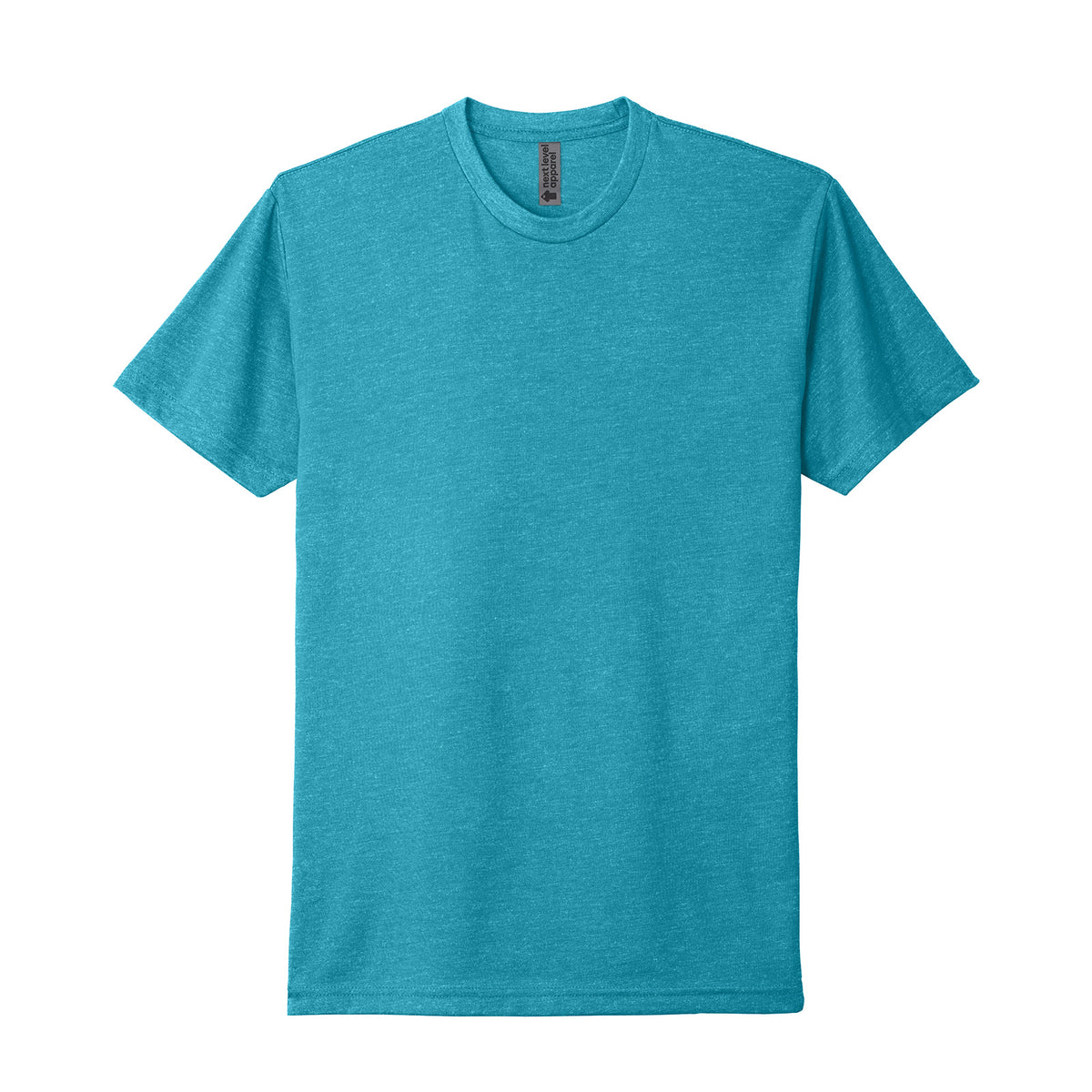 Next Level 6210 CVC T-shirt in Bondi Blue, front view variant-bondi-blue