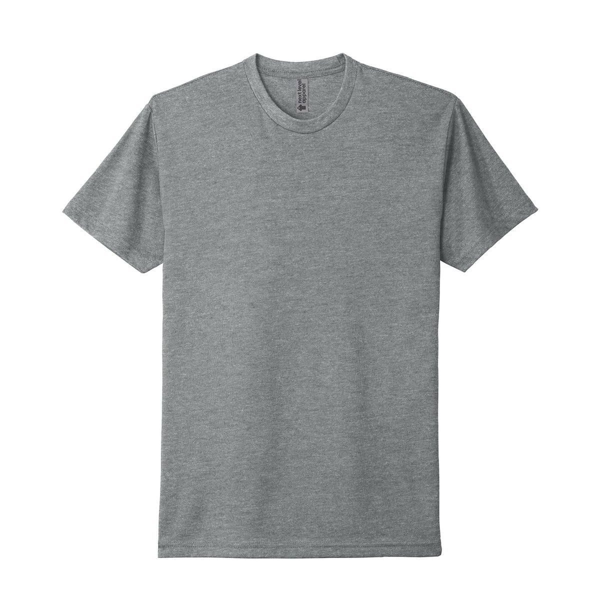 Next Level 6210 CVC T-shirt in Dark Heather Grey, front view variant-dark-heather-grey