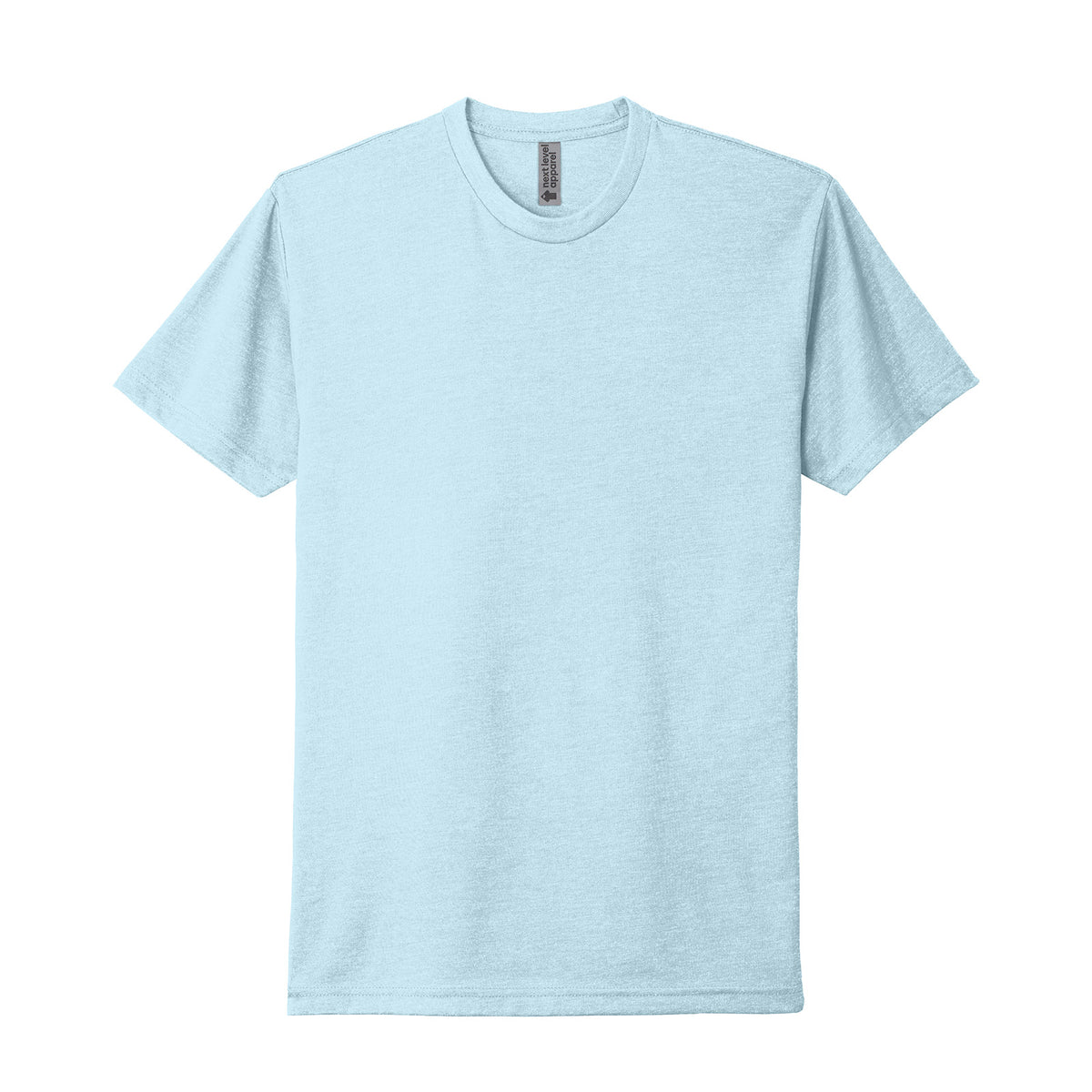 Next Level 6210 CVC T-shirt in Ice Blue, front view variant-ice-blue