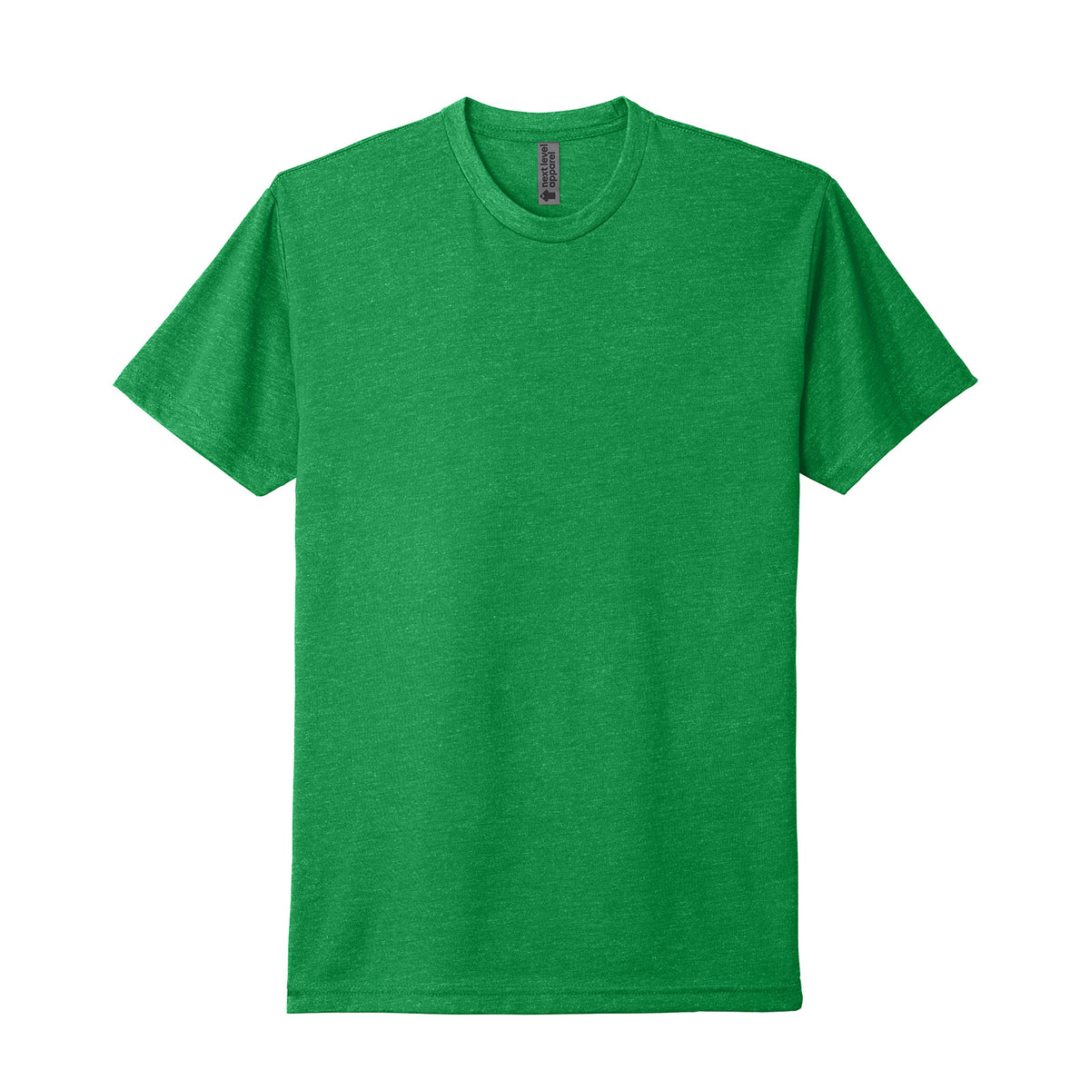 Next Level 6210 CVC T-shirt in Kelly Green, front view variant-kelly-green