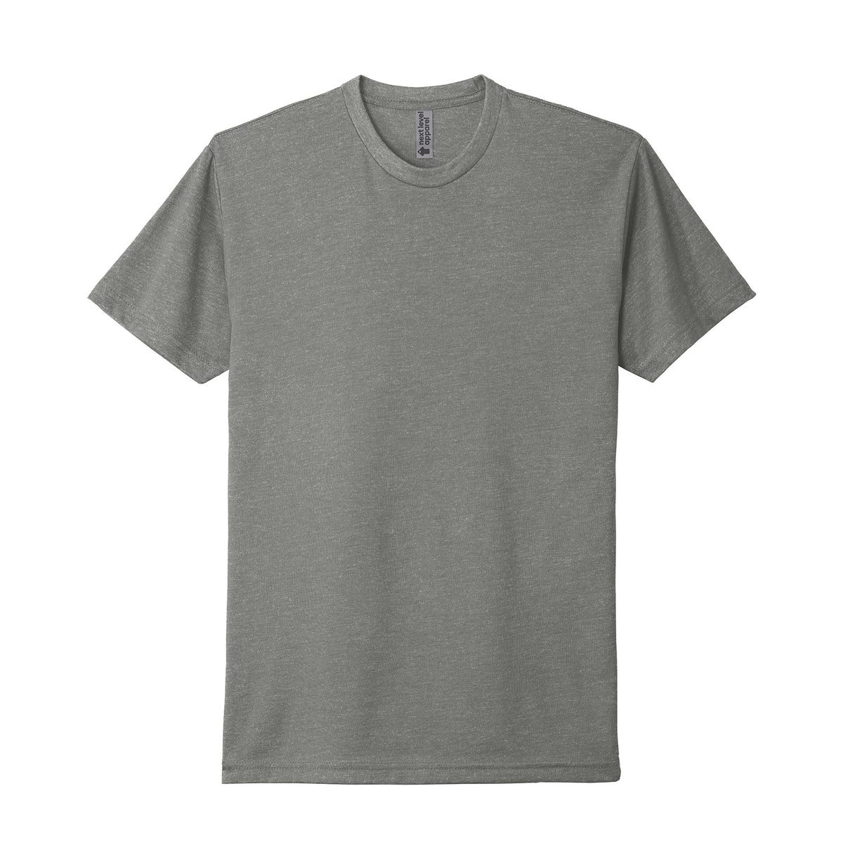 Next Level 6210 CVC T-shirt in Stone Gray, front view variant-stone-gray