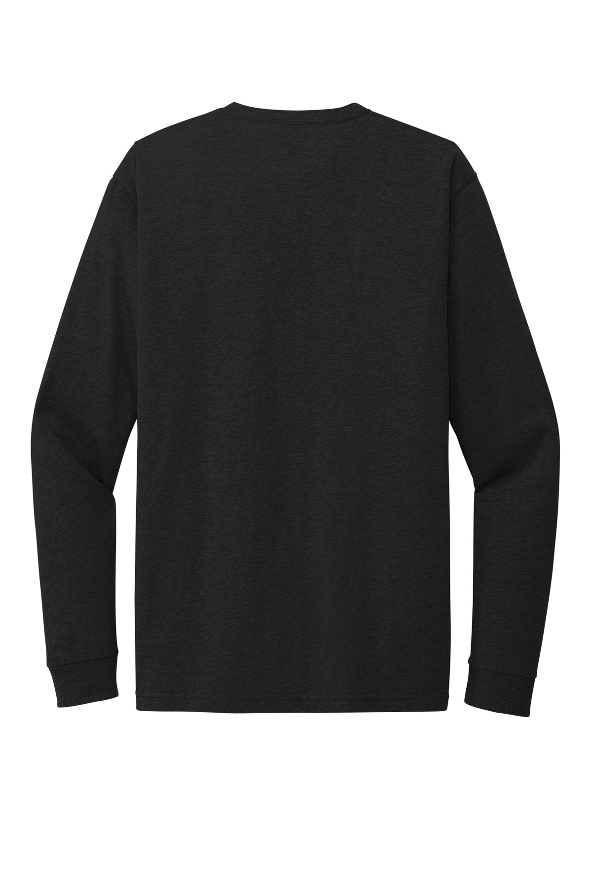 Next Level 6211 Black long sleeve shirt back view variant-black back-view