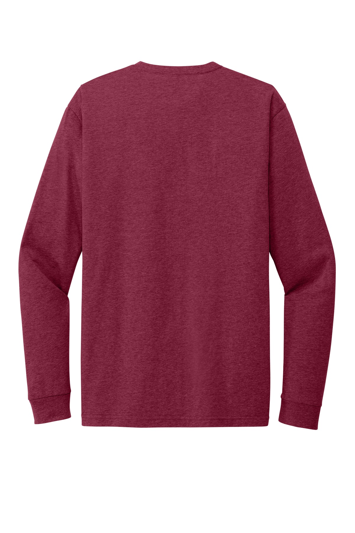 Next Level 6211 Cardinal long sleeve shirt back view variant-cardinal back-view