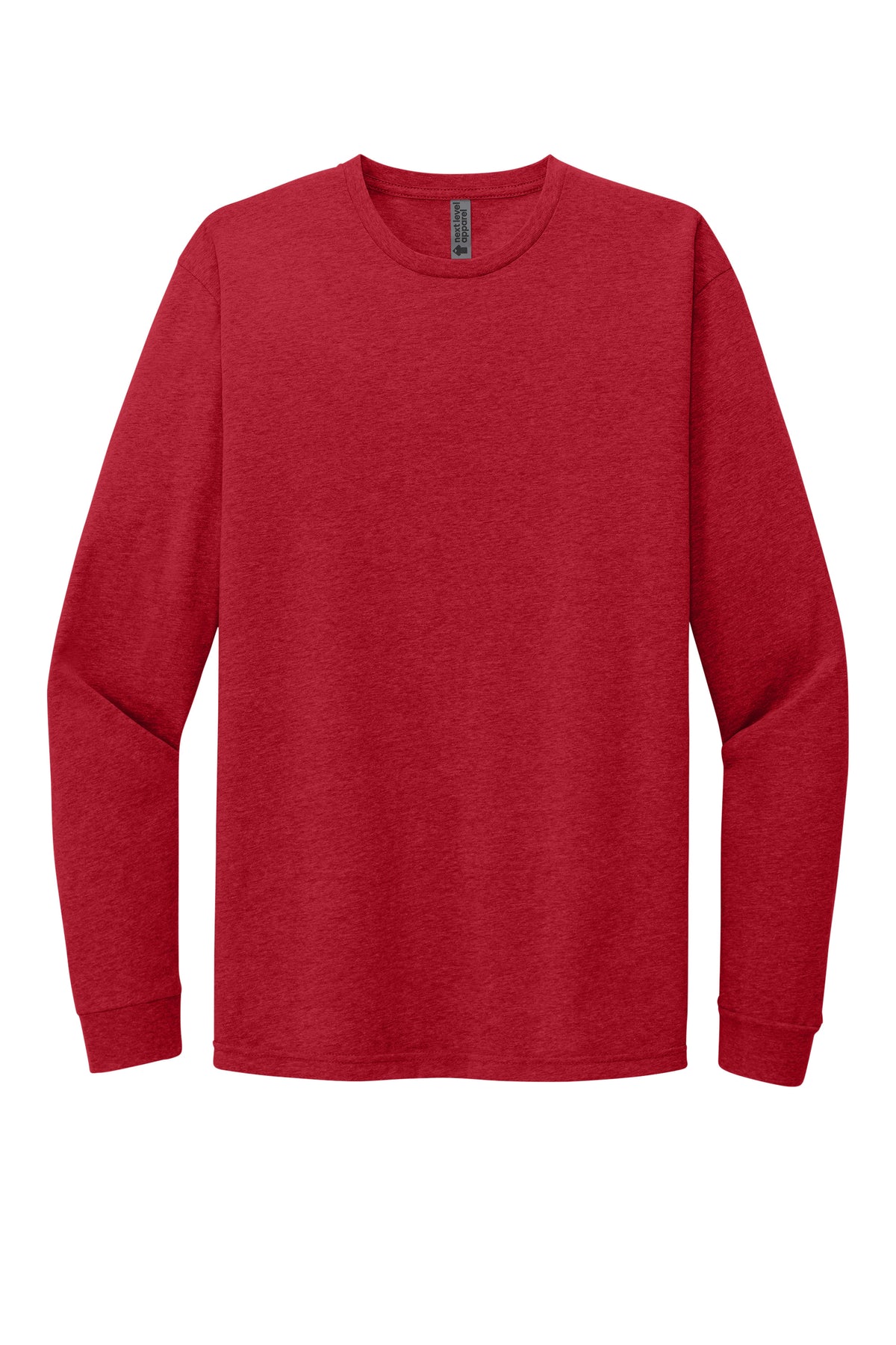 Next Level 6211 Red long sleeve shirt front view variant-red