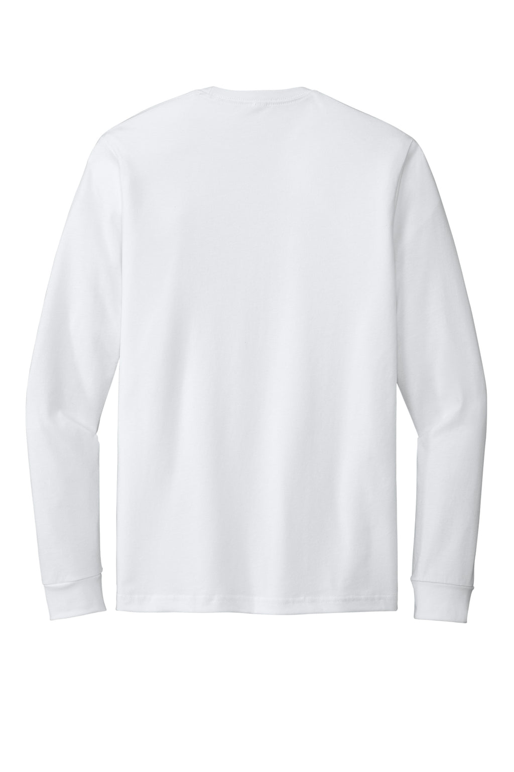 Next Level 6211 White long sleeve shirt back view variant-white back-view