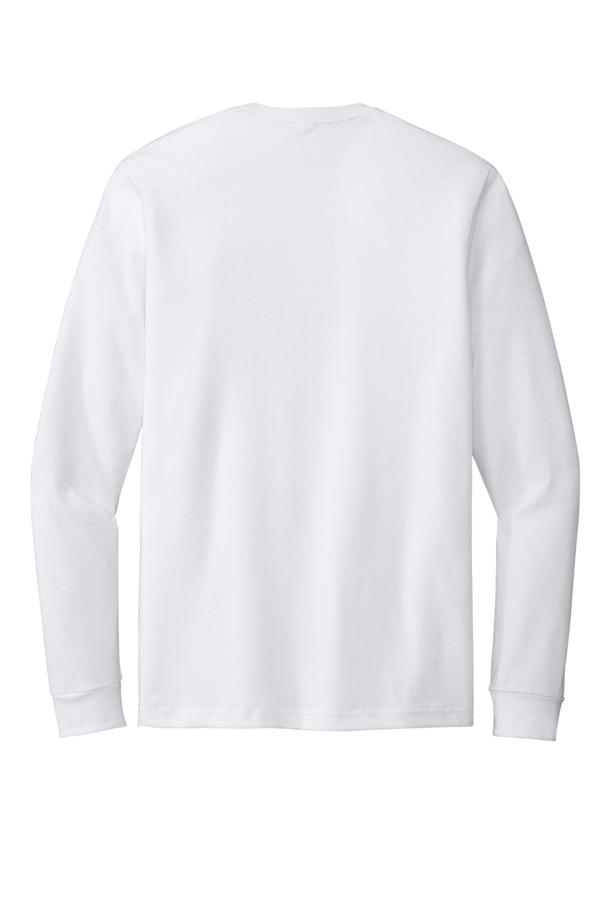 Next Level 6211 White long sleeve shirt back view variant-white back-view